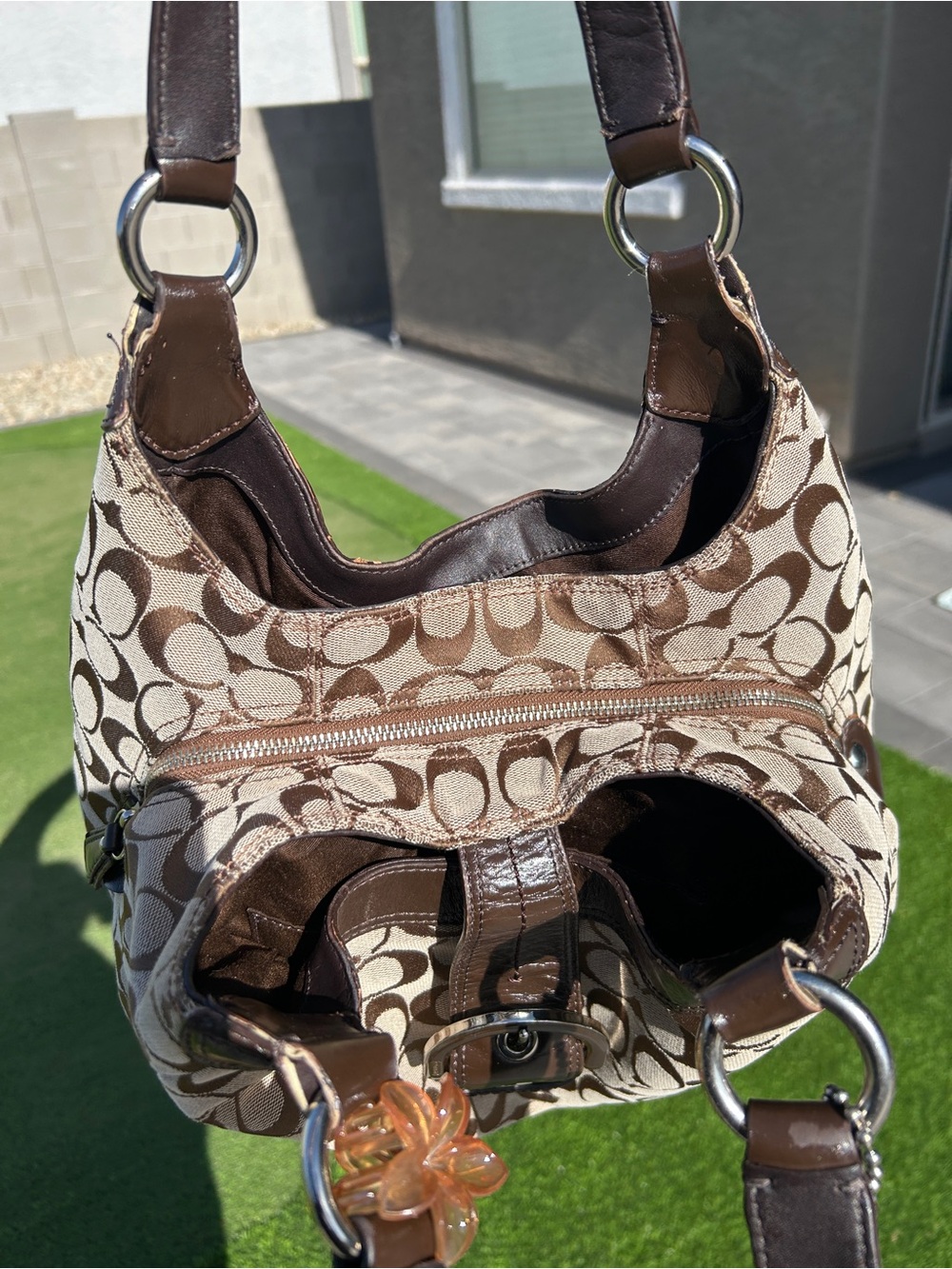 Coach Soho Signature Large Hobo Bag - Picture 4 of 5